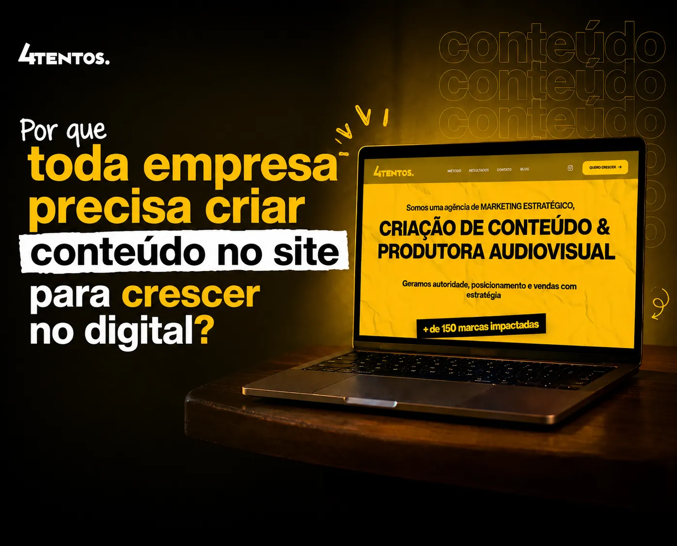 Por que toda empresa precisa criar conteúdo no site para crescer no digital?